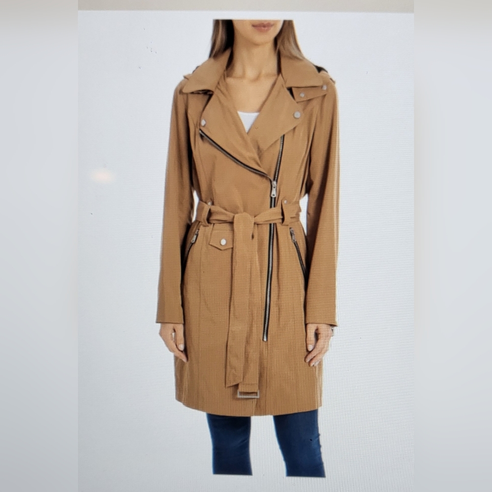 NWT Avec Les Filles moto trench M